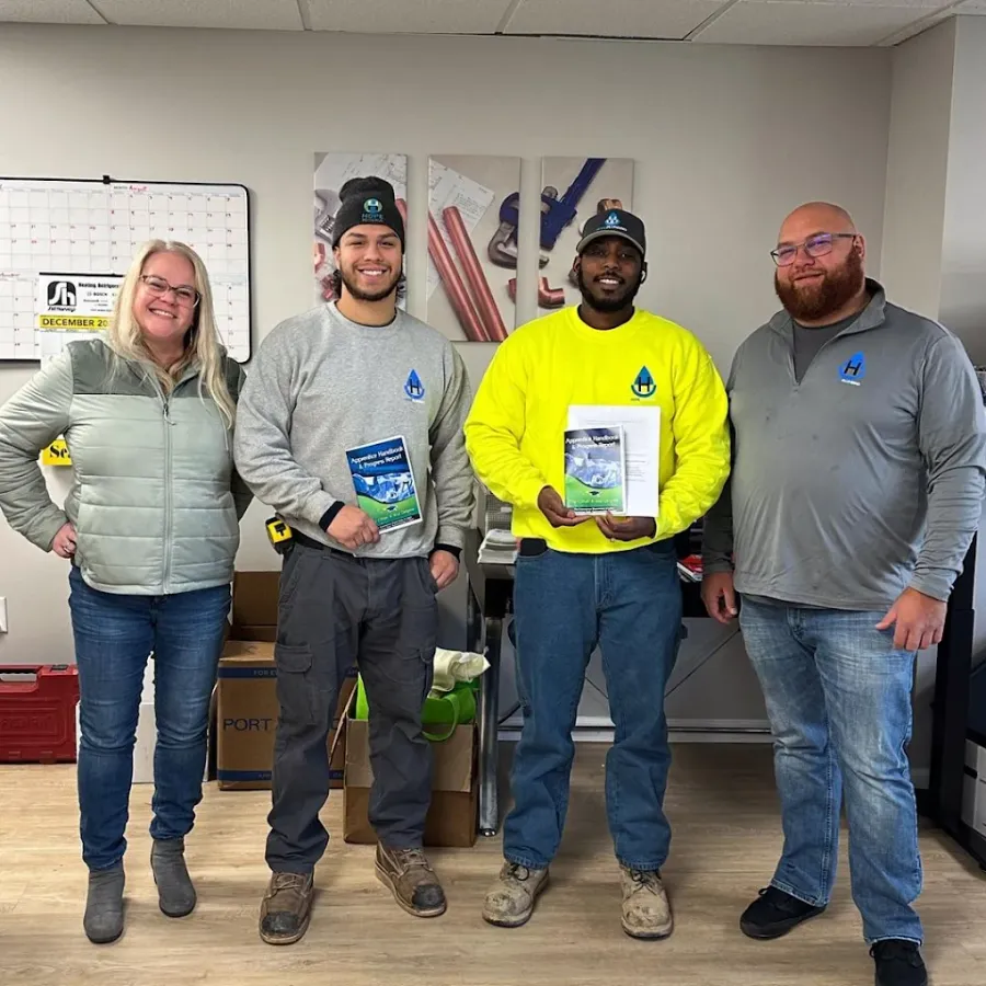 The Hope Home Services team at their Prospect, CT shop