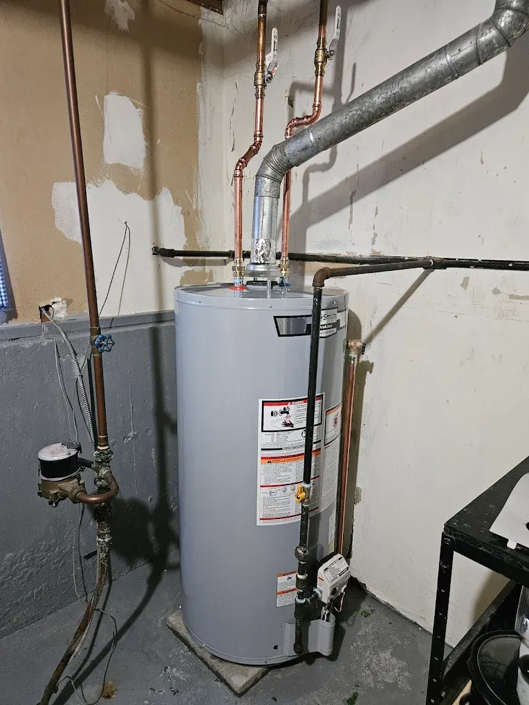 New water heater installed by Hope Home Services